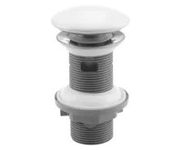 ISVEA Umyvadlová výpust 5/4“, click-clack, keramická zátka, 20-70mm, bílá ISVEA Umyvadlová výpust 5/4“, click-clack, keramická zátka, 20-70mm, bílá