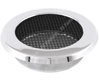 HS Flamingo Krbová mřížka KULATÁ 100 mm chrom