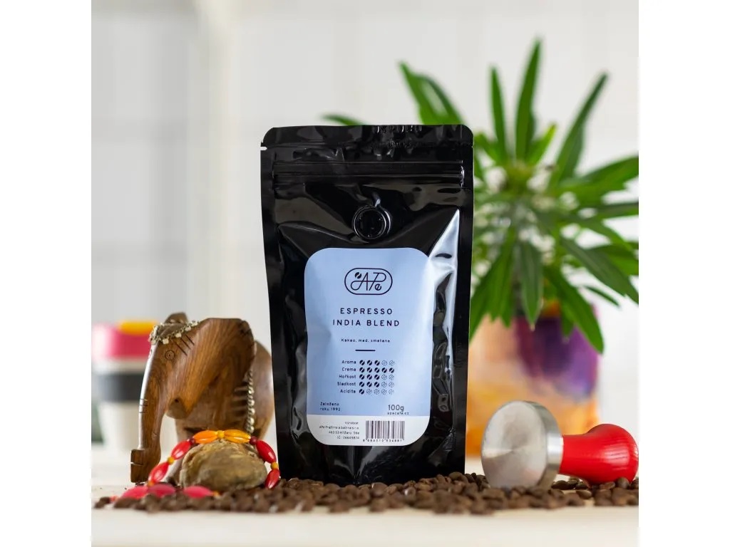 Zrnková káva Ape Espresso India Blend 250g