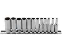 BGS Hlavice nástrčné 1/4" 5/32"-9/16", prodloužené, 12 dílů BGS Hlavice nástrčné 1/4" 5/32"-9/16", prodloužené, 12 dílů