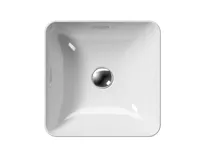 GSI SAND/NUBES keramické umyvadlo na desku 38x38cm, bílá ExtraGlaze (3)