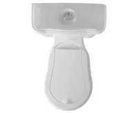 KERASAN RETRO WC kombi, spodní odpad, bílá-bronz (2)