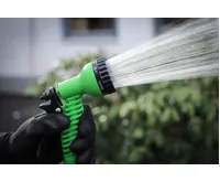 BGS Zahradní smršťovací hadice s ruční sprchou se 7 funkcemi ,  7,5 - 22m (5)