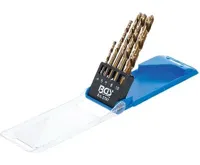 BGS Vrtáky HSS 3,0 - 10,0 mm, titan, levotočivé (2)