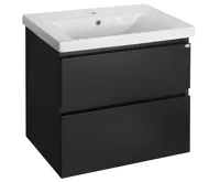AQUALINE ALTAIR umyvadlová skříňka 67x60x45cm, černá mat AQUALINE ALTAIR umyvadlová skříňka 67x60x45cm, černá mat