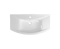 AQUALINE ZERO 97 keramické umyvadlo nábytkové 97x51cm, bílá (1)
