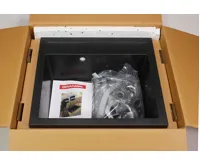 GRANISIL ELDOS 560 Granitový dřez, černý (20)