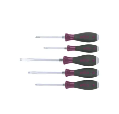 Wiha Sada šroubováků MicroFinish 5,5 x 100; 6,5 x 125; 8,0 x 150; PH1 x 80; PH2 x 100