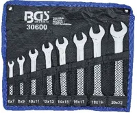 BGS Klíče ploché profi 6x7 - 20x22 mm, sada 8 dílů (3)