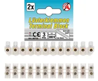 BGS Svorky instalační, 2,5 mm2, sada 2 ks, blok po 12 ks BGS Svorky instalační, 2,5 mm2, sada 2 ks, blok po 12 ks