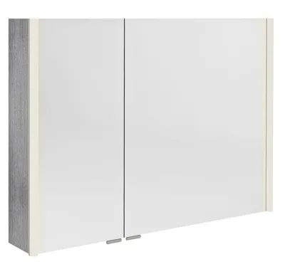 SAPHO ALIX galerka s LED osvětlením 96x70x17,5cm, dub stříbrný