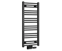 BRUCKNER ALBRECHT otopné těleso 400x930 mm, středové připojení, černá mat BRUCKNER ALBRECHT otopné těleso 400x930 mm, středové připojení, černá mat