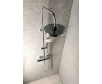 AQUALINE LIGA sprchový sloup s termostatickou baterií, chrom (8)