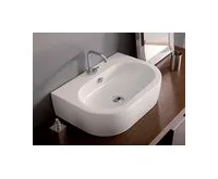 KERASAN FLO keramické umyvadlo 60x42cm, bílá (1)