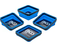 BGS Sada magnetických misek, silikon, skládací, 115 x 115 x 50 mm, 4dílná BS74502 BGS Sada magnetických misek, silikon, skládací, 115 x 115 x 50 mm, 4dílná BS74502