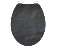 Schütte WC sedátko BLACK STONE | MDF HG, Soft Close