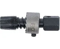 BGS Nástroj pro čištění a obnovení závitu zapalovacích svíček s frézkou těsnicích sedel, M14 x (2)