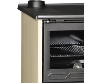 PLAMEN Sporák na tuhá paliva 850 GLAS - L béžový (2)