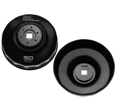 BGS Hlavice na povolování olejových filtrů 93 mm, 15ti hran