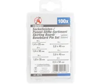 Lišty soklové / panelových kolíků, 100dílná sada (2)