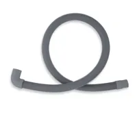 NOVASERVIS Pračková vypouštěcí hadice s kolenem šedá 100cm - PVK/100 NOVASERVIS Pračková vypouštěcí hadice s kolenem šedá 100cm - PVK/100