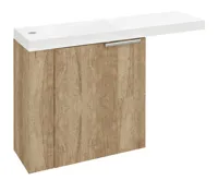 SAPHO LATUS VI umyvadlová skříňka 50x50x22cm, levá, dub alabama