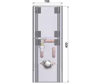 MINIB Samostatně stojící konvektor COIL-SP2/4  900mm (1)