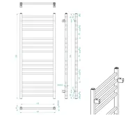SAPHO METRO otopné těleso 500x1200 mm, bílá (7)