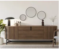 SAPHO NOTION SLIM kulaté zrcadlo v rámu ø 40cm, černá mat (3)