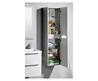 SAPHO WAVE skříňka vysoká 35x140x30cm, levá/pravá, bílá/dub alabama (1)