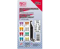 BGS Pojistky ploché ,sortiment 96 dílů (1)