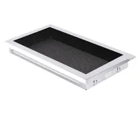 HS Flamingo Krbová mřížka 16x32 cm, chrom