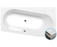 POLYSAN ASTRA WR SLIM asymetrická vana 165x90x48cm, bílá POLYSAN ASTRA WR SLIM asymetrická vana 165x90x48cm, bílá