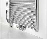 SAPHO ONE D topná tyč s termostatem, 400 W, levá, chrom (6)