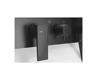 SAPHO DIMY podomítková sprchová baterie s ruční sprchou, 2 výstupy, černá mat (1)