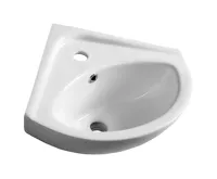 AQUALINE LUIGI keramické umývátko rohové 34x34 cm, bílá