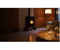 HS Flamingo Krbová kamna FLAMINGO DELUXE ® SENAI, hnědá - sametová (16)
