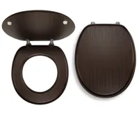 NOVASERVIS Sedátko dýhované wenge MDF - WC/WENGE