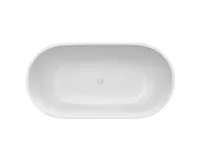 POLYSAN REDUTA volně stojící vana litý mramor 150x75x58cm, bílá (2)