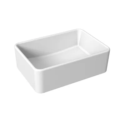 JIKA CUBITO Umyvadlová mísa 50x35cm, bez přepadu a otvoru pro baterii, bílá, 818423