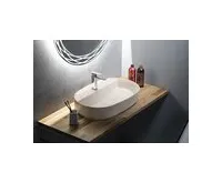 ISVEA INFINITY OVAL keramické umyvadlo na desku, 60x40cm, ivory (1)