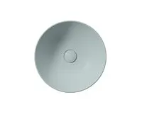 GSI NUBES keramické umyvadlo na desku průměr 40cm, ghiaccio mat (1)