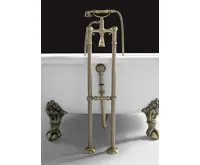 SAPHO ANTEA připojení pro instalaci vanové baterie do podlahy (pár), bronz (4)