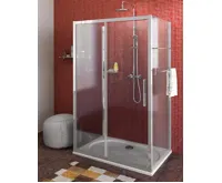 POLYSAN LUCIS LINE třístěnný sprchový kout 1000x800x800mm L/P varianta
