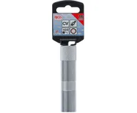 BGS Hlavice nástrčná 3/8" 16 x 90 mm, pro zapalovací svíčky, 12ti hranná s gumou (2)