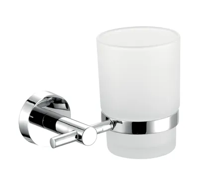 NOVASERVIS Držák kartáčků a pasty sklo Mephisto chrom - 6806,0