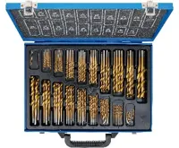 BGS Vrtáky HSS 1,0 - 10,0 mm, sada 170 dílů, s titanovým povrchem (4)