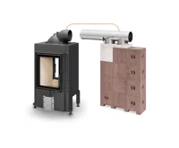 ROMOTOP Průhledová krbová vložka DYNAMIC PLUS T 3G 44.55.01A s akumulačním modulárním systémem AMS