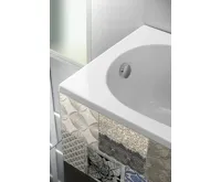 AQUALINE JIZERA vana 140x70x39cm, bílá (5)