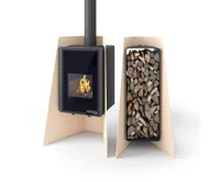 HS Flamingo Stojan na dřevo FLAMINGO DELUXE ® 3, černá (Island) (2)